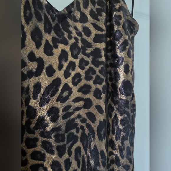 River Island Animal Print Satin dress size 16 - Picture 2 of 4